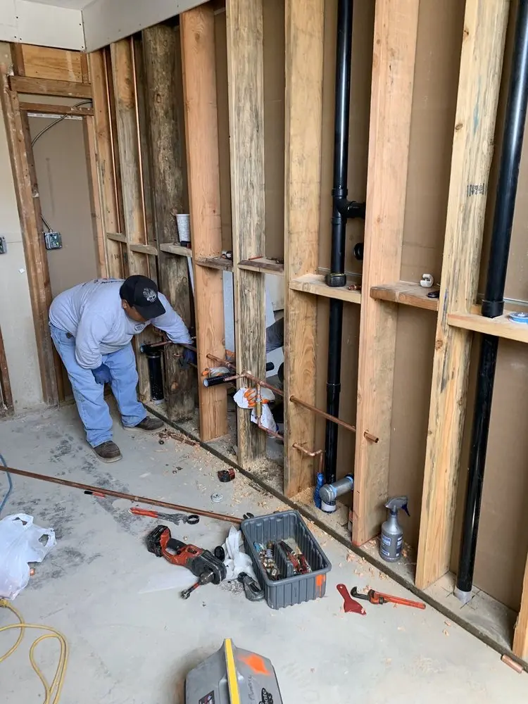 Commercial rough-in plumbing for Trenchless Sewer Repair in Yelm